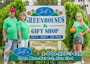 Jeff's Greenhouses & Gift Shop